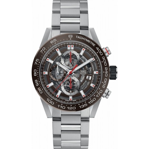 Tag Heuer Carrera Brown Dial Chronograph Men's Watch CAR201U-BA0766